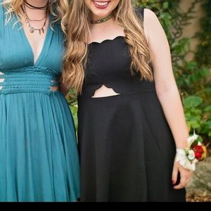 formal black dress